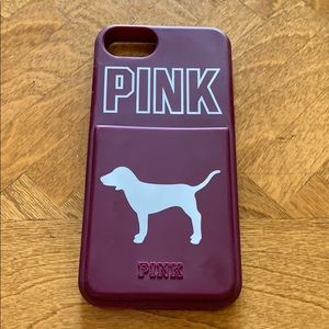 VS Pink Burgundy iPhone Case